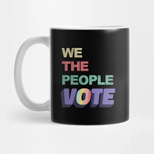 We The People Vote Retro Vintage Mug